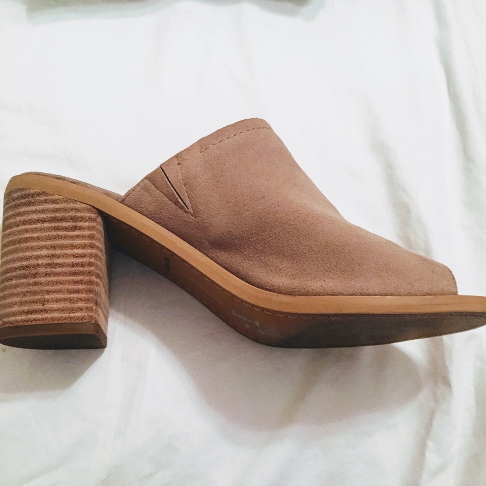 Dolce Vita Peep Toe Mules